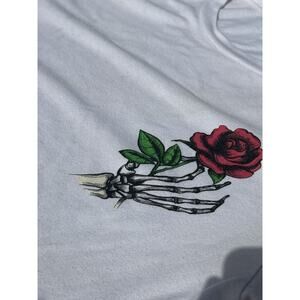 Grateful Dead Shirt Men's Medium Short Sleeve Shakedown Street Skeleton 2000s